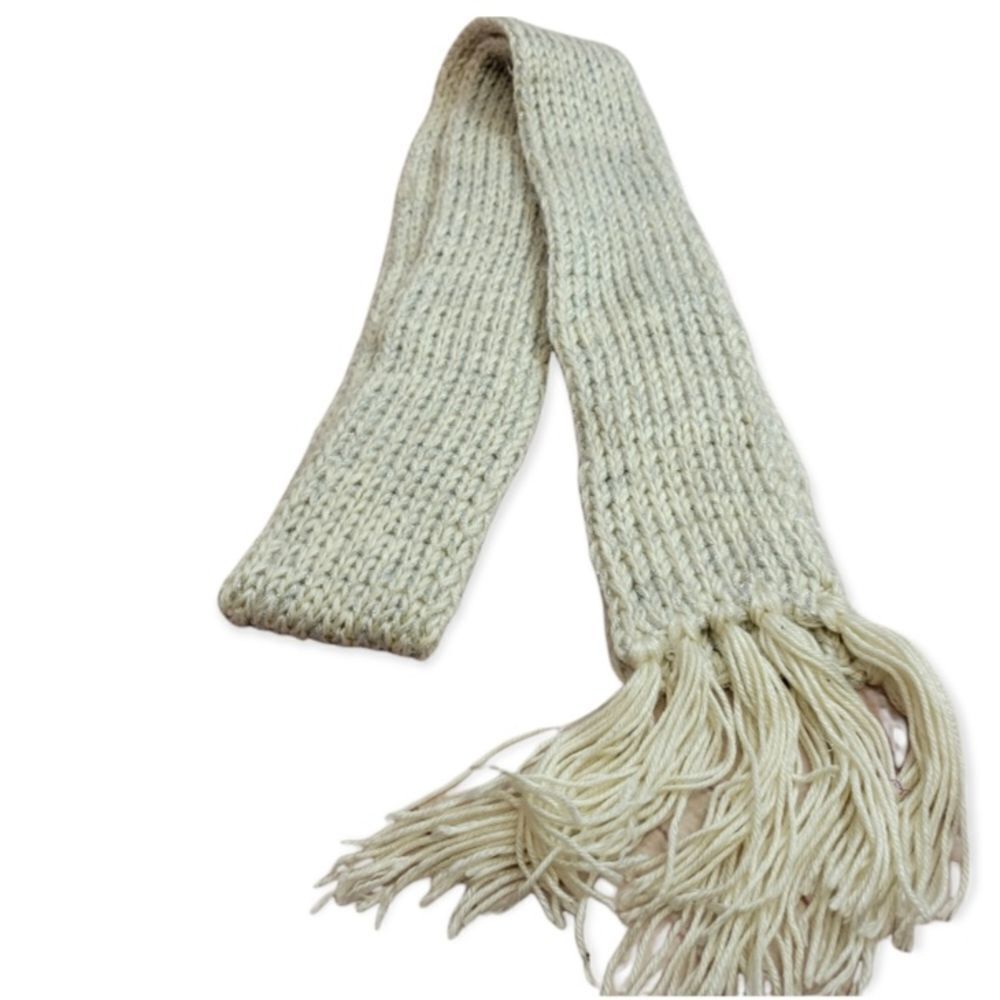 Scarf cream/silver